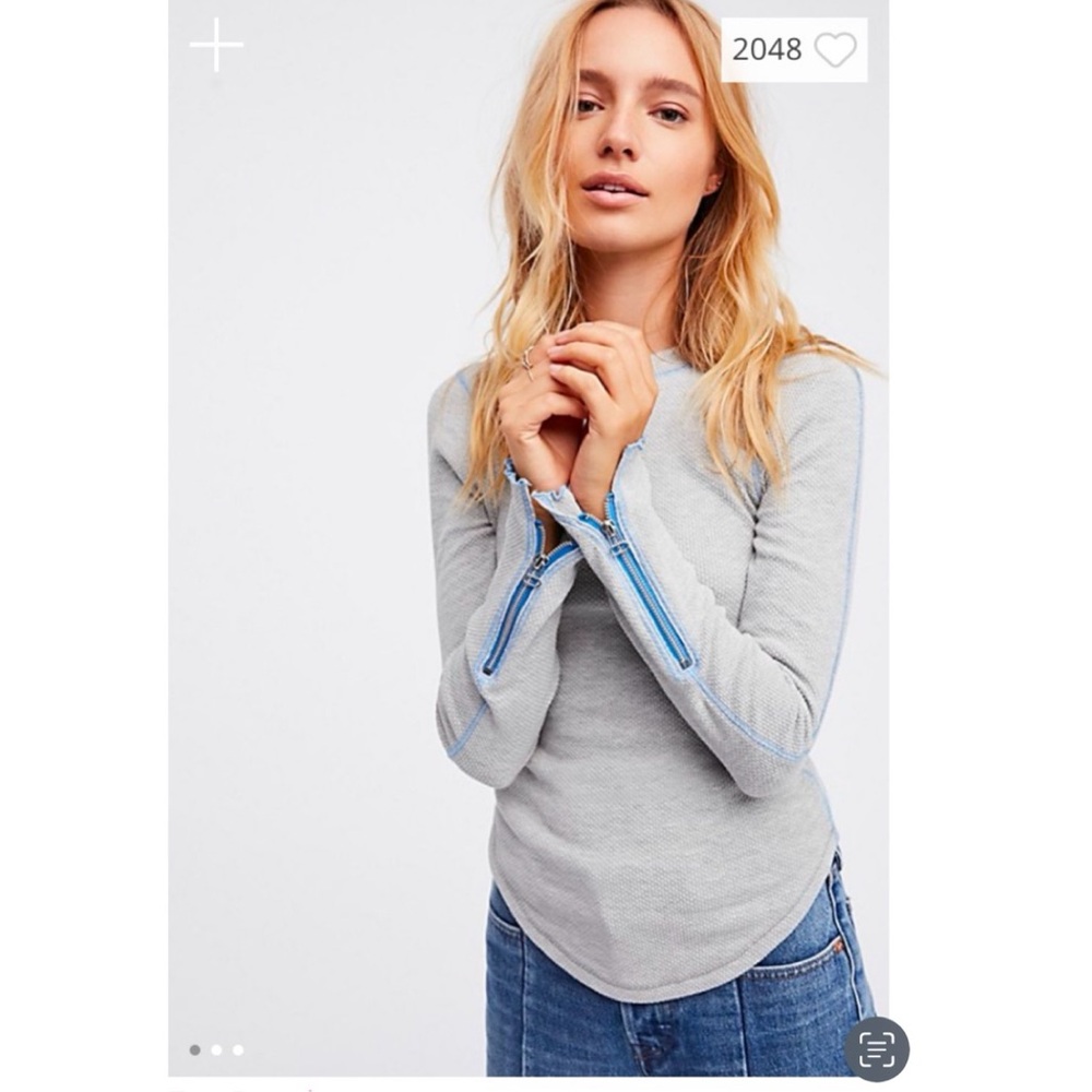 Free People Zip It Cuff Thermal